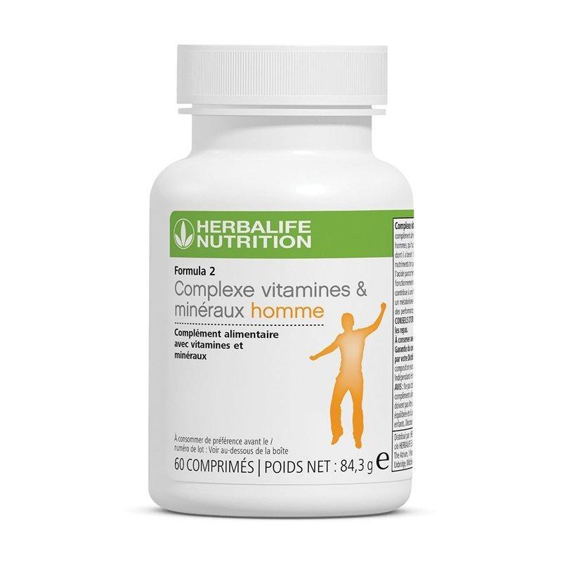 Formula 2 Complexe vitamines et minéraux homme - HL Shop Online France